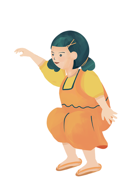 Character action — patting an animal
