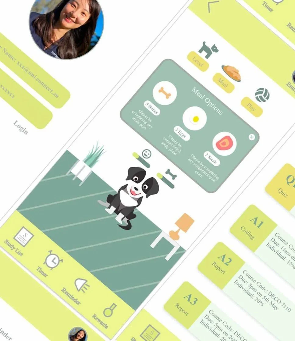 A study companion that grows with you project preview