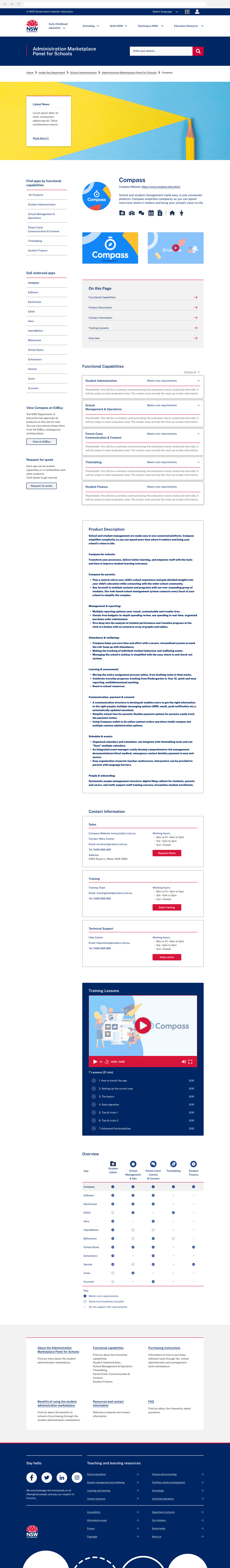 Final design — introduction page